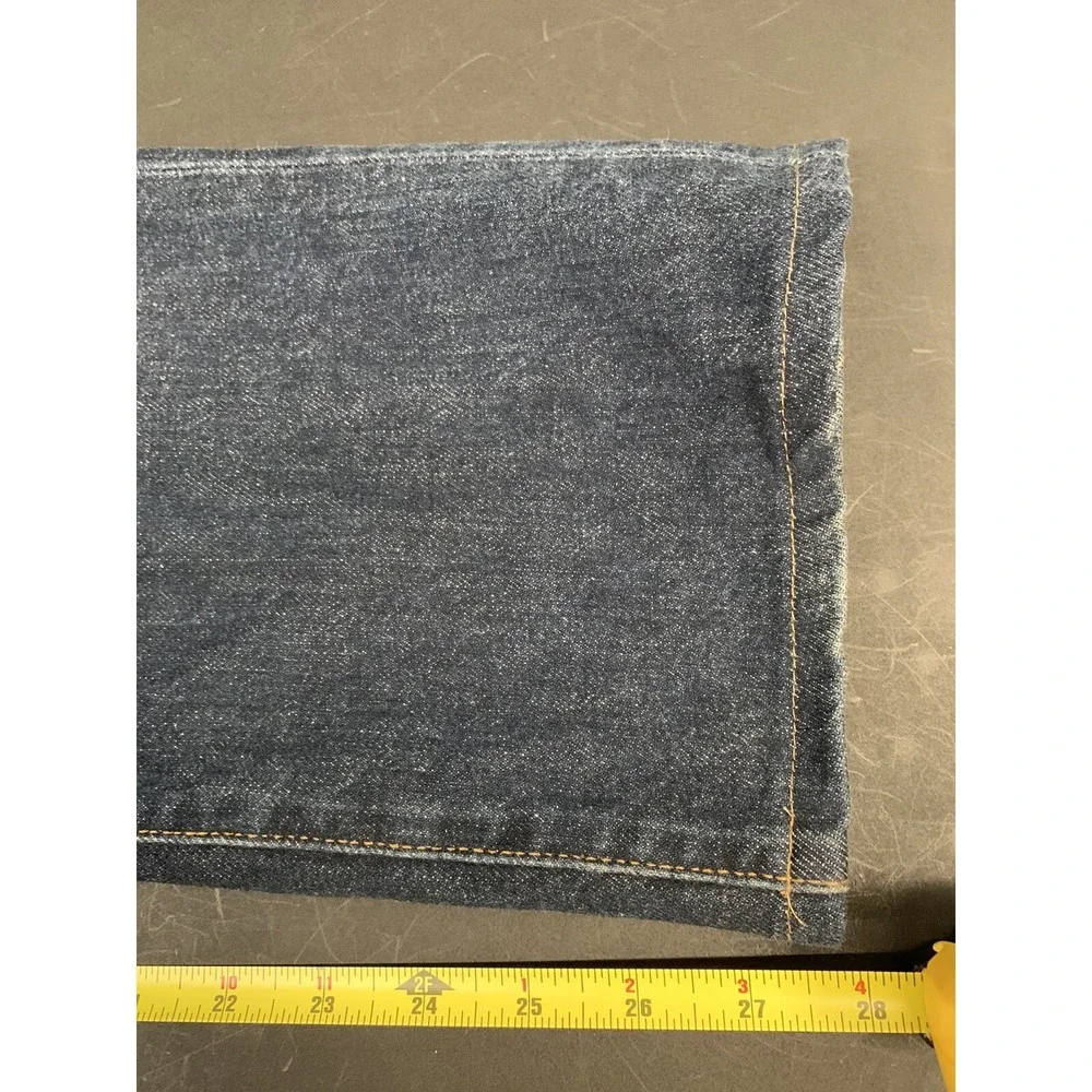 True Religion Mens Jeans Geno Relaxed Slim Blue 34 x 28 (Measured) - Read Note